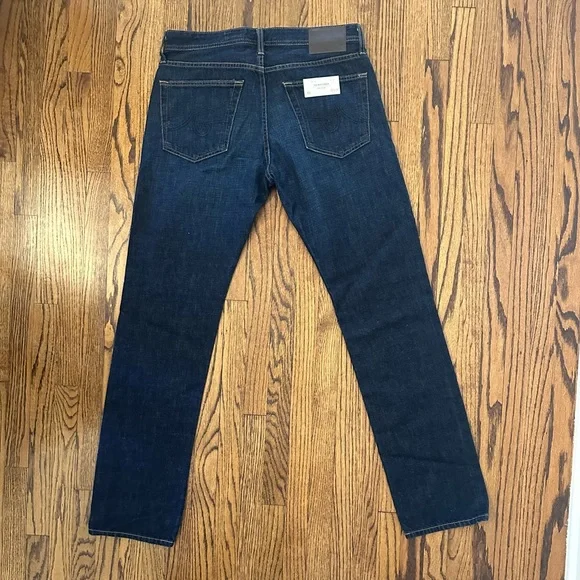 NWT AG Men's Jeans Matchbox Slim Straight  HERITAGE Medium Blue 33 W x 34L RARE! - Picture 2 of 9